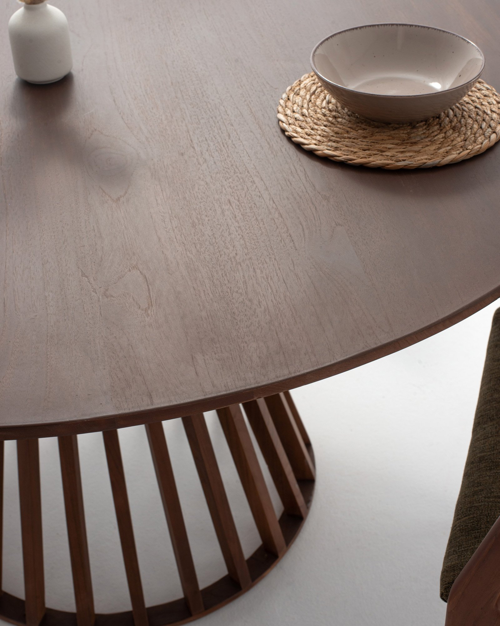 BELLAGIO WALNUT TABLE  &HENDRY WALNUT CHAIR Thumbnail